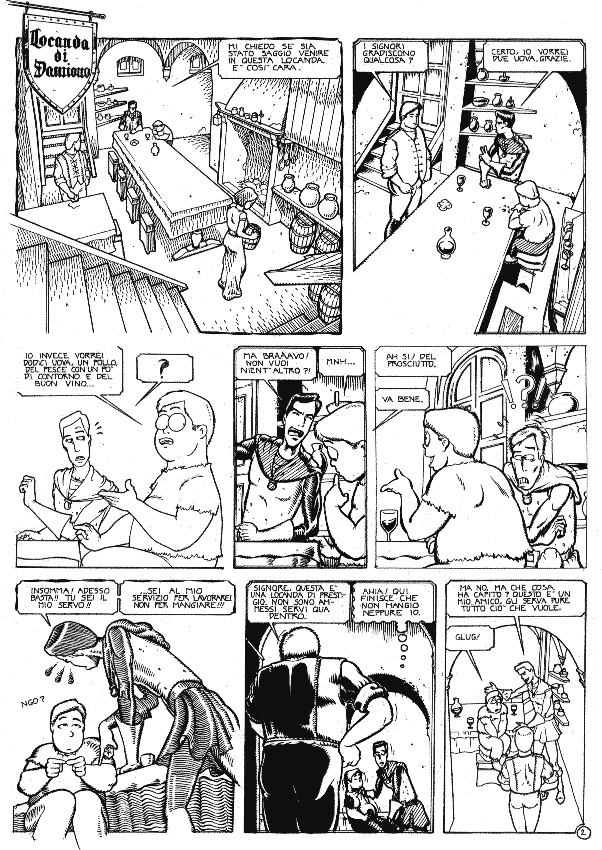 Comic by Torbak Michele Agosteo. Page 2