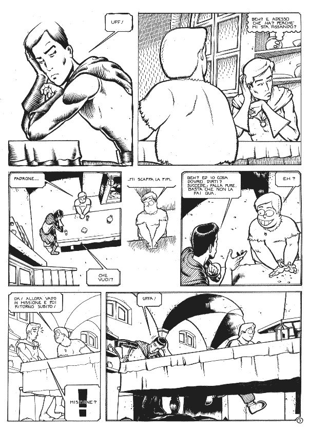 Comic by Torbak Michele Agosteo. Page 3